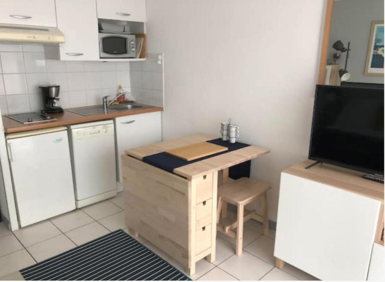 Studio Au Calme Avec Piscine, Face Golf, Parking Gratuit, Tout A Pied A 10Mn Centre Ville Ciboure Eksteriør bilde
